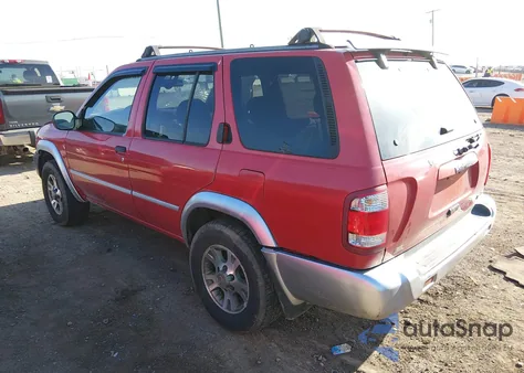 2001 Nissan Pathfinder Se из США, поврежденный, VIN JN8DR07Y81W500655